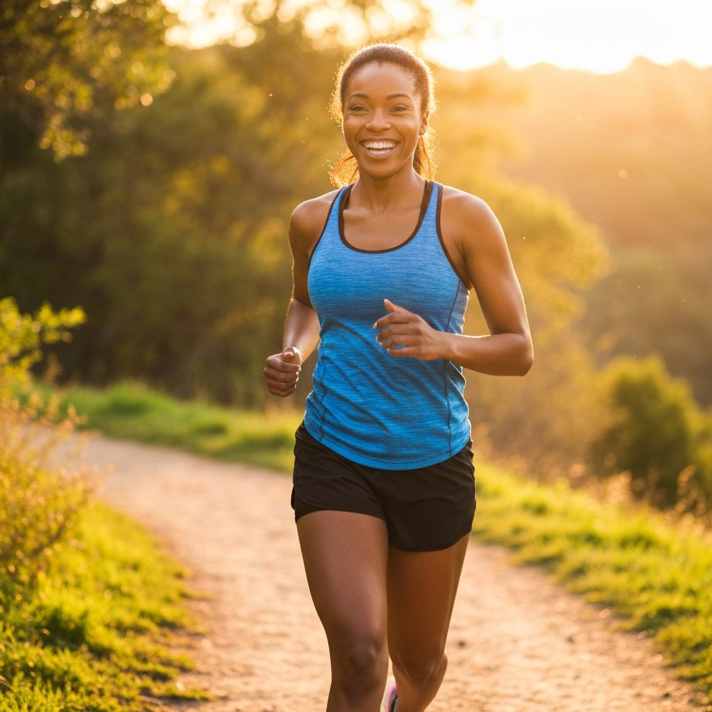 Confident active person